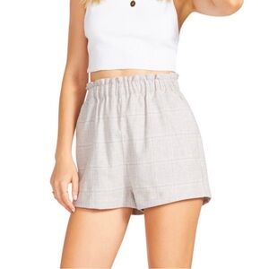 BB DAKOTA Plaid Shorts